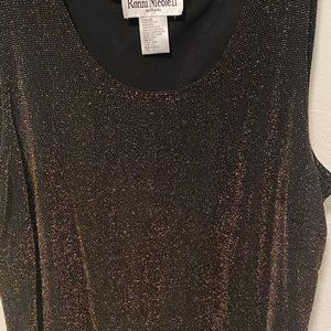 Black $ Gold Shimmery Shell